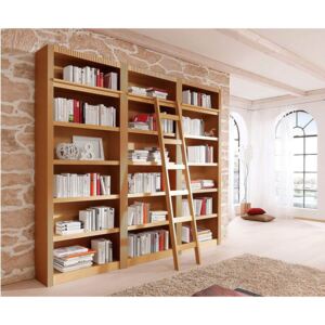 Biblioteca ”BERGEN” lemn natur 244,5 cm