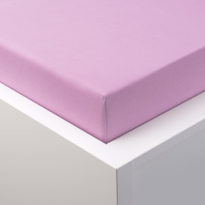 Cearșaf elastic jersey cu elastan violet deschis 200 x 220 cm