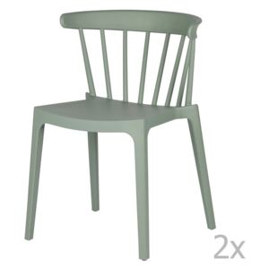 Set 2 scaune De Eekhoorn Bliss, verde