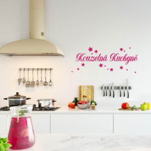 GLIX Magic Kitchen - autocolant de perete Roz 50 x 20 cm