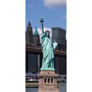 Tapet pentru usă - The Statue of Liberty Hârtie tapet
