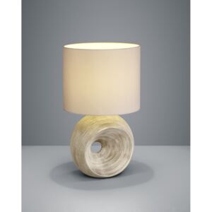 Trio R50681025 Lampa de masa de noapte TANTA cappuccino ceramică excl. 1 x E27, max. 60W IP20