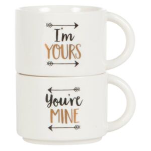 Set 2 căni Sass & Belle Youre Mine And Im Yours