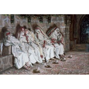 James Jacques Joseph Tissot - The Foolish Virgins, illustration for 'The Life of Christ', c.1886-94 Reproducere