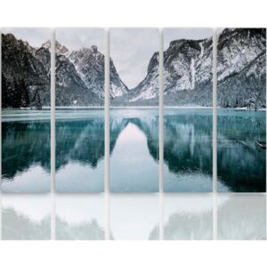 CARO Tablou pe pânză - Landscape Mountains 100x70 cm