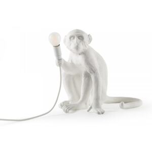Lampa alba 34×30cm The Monkey Sitting Outdoor Version Seletti