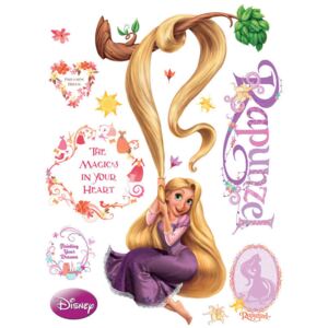 AG Design Rapunzel pe copac - autocolant de perete 65x85 cm