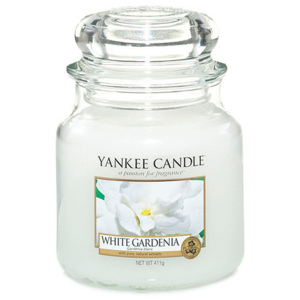 Lumânare parfumată Yankee Candle White Gardenia, timp de ardere 65 - 90 ore