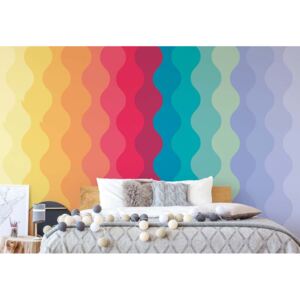 Fototapet - Rainbow Colours Modern Gradient Pattern Vliesová tapeta - 208x146 cm