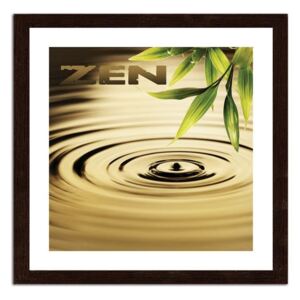 CARO Imagine în cadru - Zen - The Element Of Water 30x30 cm Maro