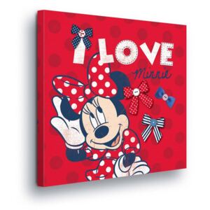 Tablou - Disney Minnie Mouse in Red II 40x40 cm