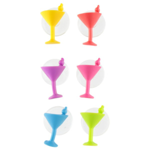 Set 6 accesorii pentru cocktail-uri Le Studio Cocktail Glass Markers