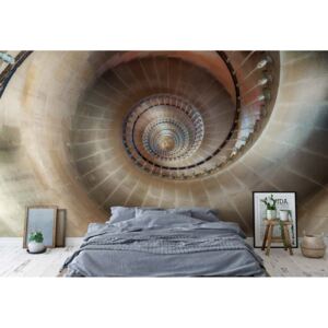Fototapet - Spiral Staircase Vliesová tapeta - 254x184 cm