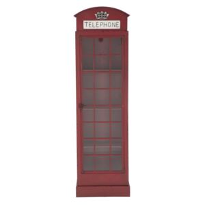 Vitrina London Telephone rosie 52/30/180 cm