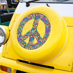 Sticker auto - Peace boho style