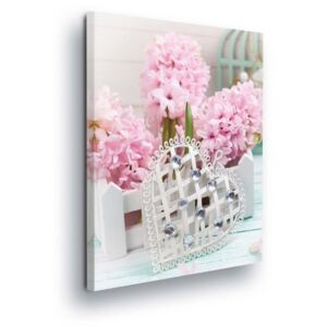 Tablou - Light Pink Flowers 25x35 cm