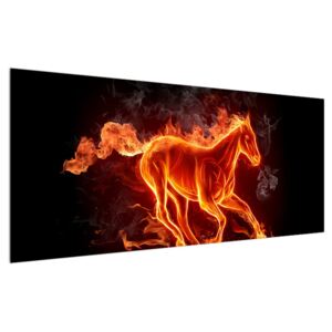 Tablou cu cal în foc (Modern tablou, K011172K12050)
