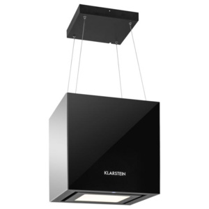 Klarstein KRONLEUCHTER, 600M³ / H, negru, hotă de tavan, de agățat, LED-uri, sticlă, părți reflectorii