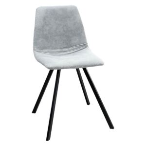 Scaun dining gri Chair Amsterdam Retro Stone Grey