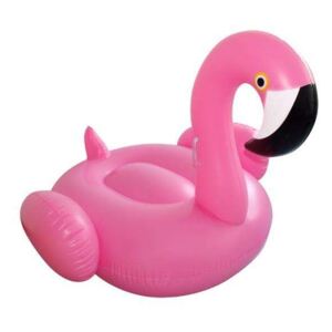 Saltea Gonflabila pentru Piscina model Flamingo, cu manere, 141x135cm, roz
