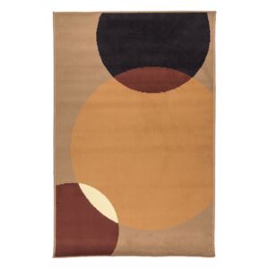 Covor Modern & Geometric Esma, Bej, 67x120 cm