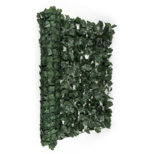 Blumfeldt Fency Ivy, frunze iedera de culoare verde inchis - gard de protecție împotriva vântului 300 x 150 cm