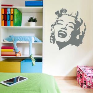 GLIX Marilyn - autocolant de perete Gri 60 x 70 cm
