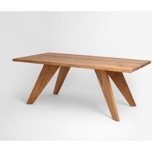 Masa dining din lemn stejar 200x100 Alano Custom Form
