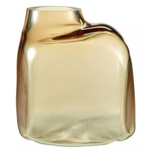 Vaza maro chihlimbar din sticla 22 cm Bronco Amber Medium Bolia
