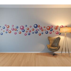GLIX Spring bubbles - autocolant de perete 3 x 30 x 45 cm Varianta č. 2