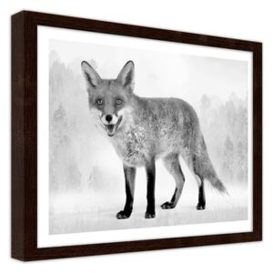 CARO Imagine în cadru - Gray Fox 2 40x30 cm Maro
