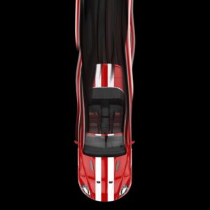 Prosop Red Car, 70 x 140 cm