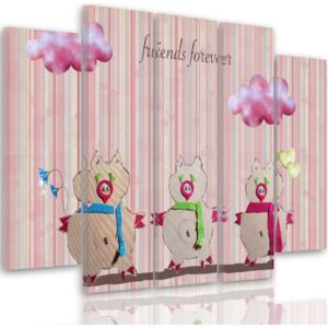CARO Tablou pe pânză - Friends Forever 100x70 cm