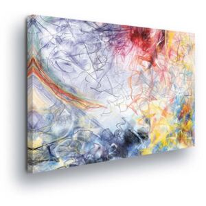 GLIX Tablou - Pastel Oil Painting II 2 x 40x60 / 2 x 30x80 / 1 x 30x100 cm