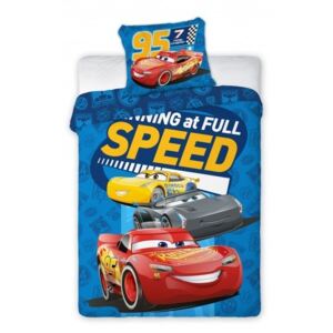 Lenjerie de pat Cars (speed) pentru copii de grădiniță