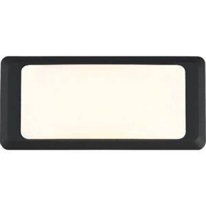 Aplica cu LED integrat Avila 12W 1080 lumeni, pentru exterior IP65, aluminiu negru