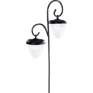 Lampa solara cu LED Flink Twin, metal & plastic
