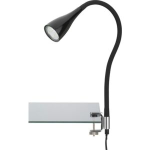Lampa de birou Elasti GU10 3W, bec LED inclus, negru