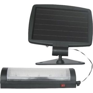Kit solar cu aplica LED Flink 0,48W 2 lumeni, plastic negru
