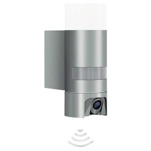 Aplica cu senzor si LED integrat Steinel L600 CAM 14,3W 781 lumeni, cu camera video WiFi incorporata, pentru exterior IP44