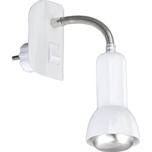 Lampa de citit Fiche E14 max. 1x25W, cu intrerupator, alb