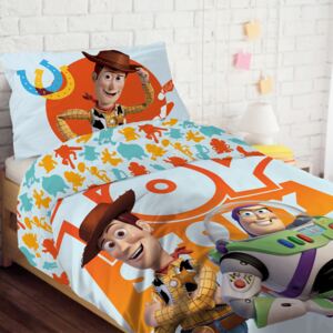 Lenjerie de pat Toy Story pentru copii multicolor