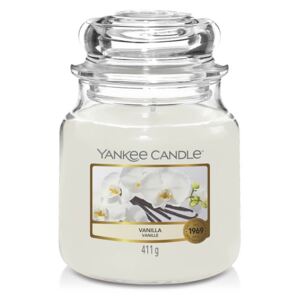 Lumanare Yankee Candle Vanilla, medie alb