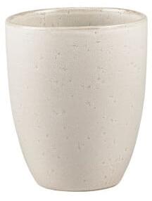 Cană din gresie ceramică Bitz, 300 ml, alb - crem
