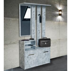 TECUIG102 - Set Cuier hol 85 x 24 x 180 cm - Gri