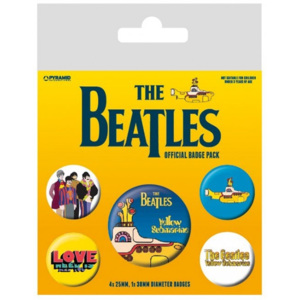 Set insigne The Beatles - Yellow Submarine