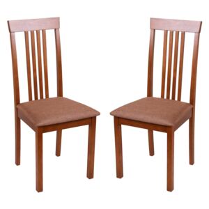 Set 2 scaune Wooden Lemn Walnut Veles 15