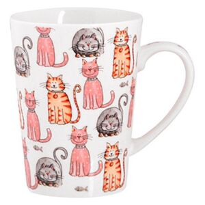 Cană ceramică mare PISICI, 460 ml