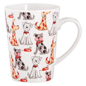 Cană ceramică mare CÂINI, 460 ml