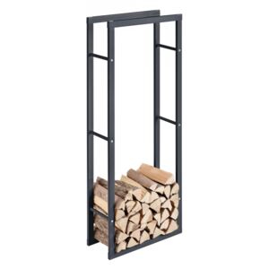 Suport lemne foc Kasan 7, 60 x 150 x 25 cm, otel, gri - P71406191